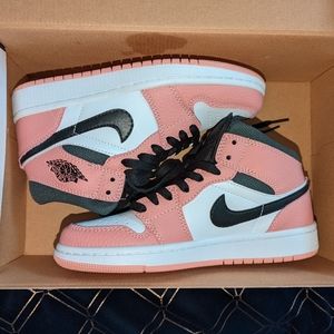 Jordan 1 Mid pink quartz- women size 6.5